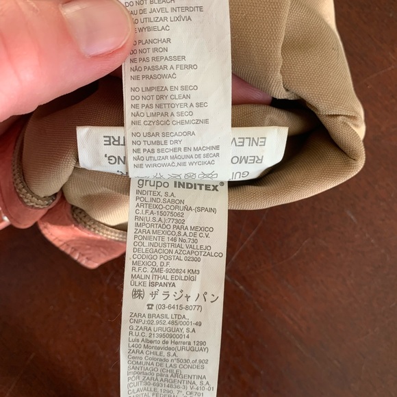 Zara pink shoulder bag - Picture 6 of 8